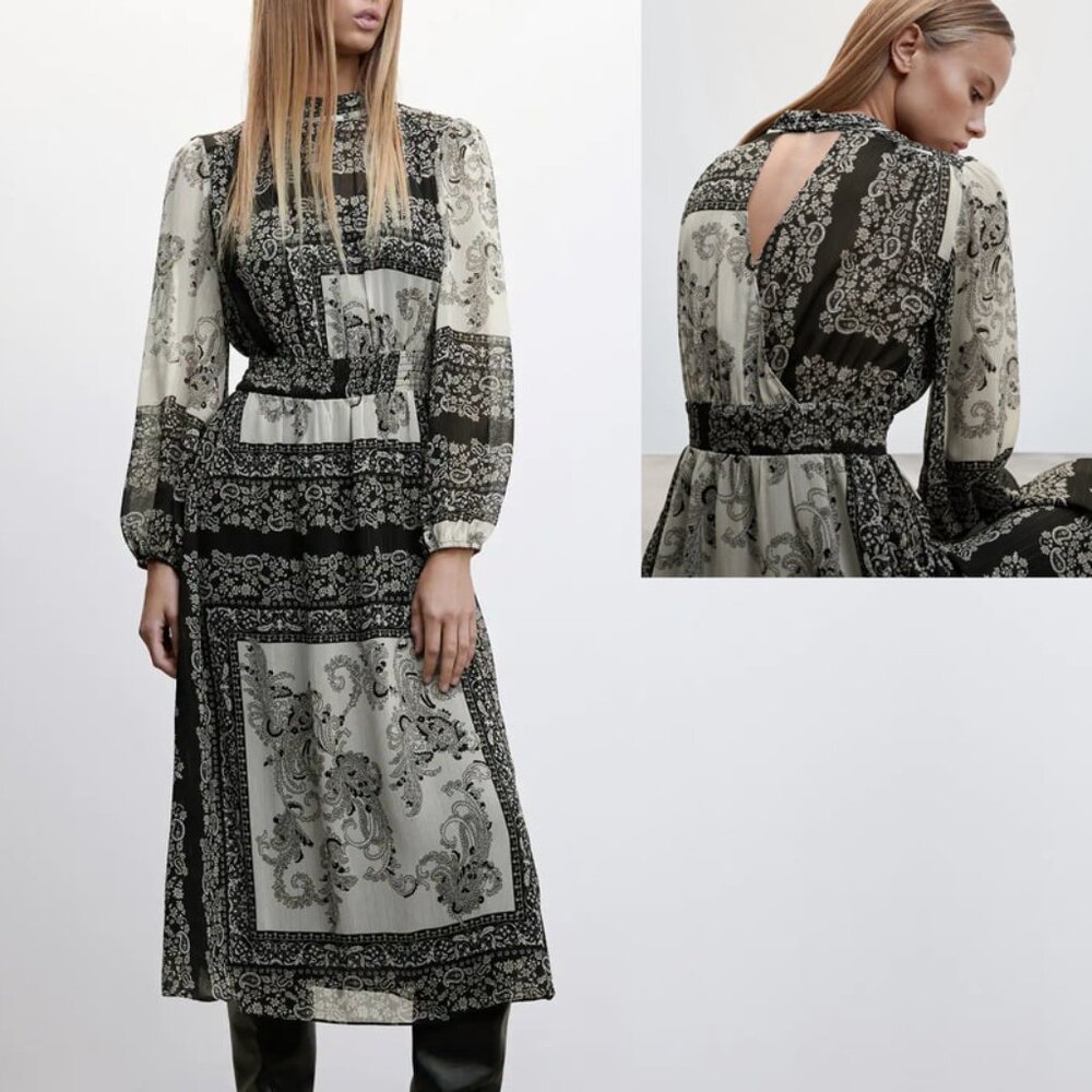 NWT Mango Midi Dress aso Queen Letizia Size 4